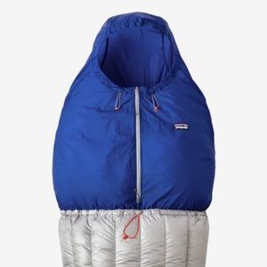 Patagonia hybrid sleeping bag for backcountry climbing